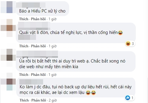 Cư dân mạng khó chịu trước sự lì lợm của trang web này. (Ảnh: Chụp màn hình)