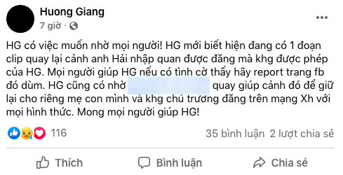  
Bài viết mới của Hương Giang gây chú ý trên mạng xã hội. (Ảnh: Chụp màn hình)