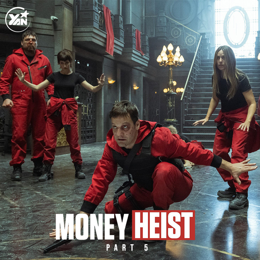  
Money Heist phần 5 vẫn tập trung cách kể chuyện cũ và mới.