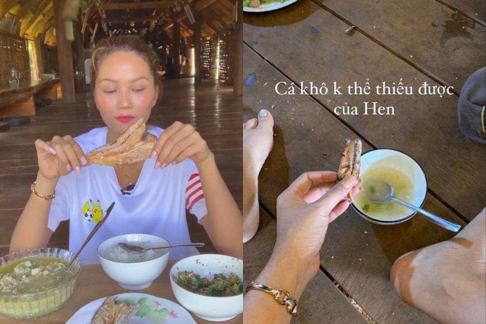  
Cá khô là món ăn không thể thiếu trong bữa cơm của Nàng hậu. (Ảnh chụp màn hình) - Tin sao Viet - Tin tuc sao Viet - Scandal sao Viet - Tin tuc cua Sao - Tin cua Sao
