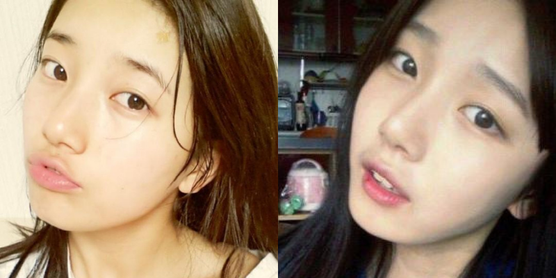  
Người hâm mộ đã lầm tưởng Suzy (bên trái) và Song Han Hee (bên phải) là chị em ruột. (Ảnh: T.H)