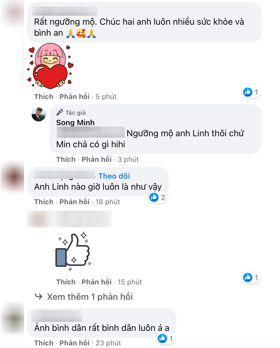 Cư dân mạng bày tỏ sự ngưỡng mộ trước MC Quyền Linh. (Ảnh: Chụp màn hình) - Tin sao Viet - Tin tuc sao Viet - Scandal sao Viet - Tin tuc cua Sao - Tin cua Sao