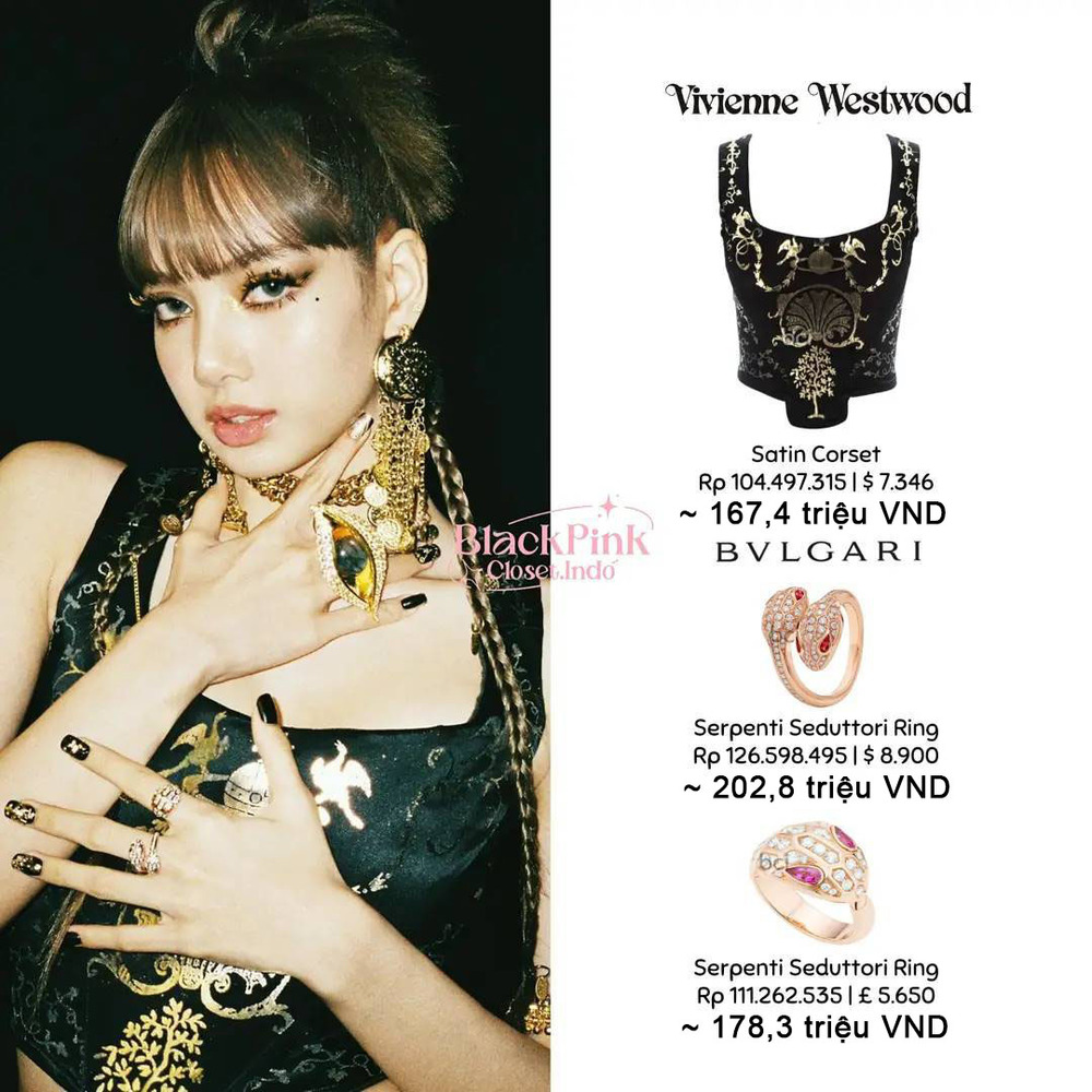 Bóc giá loạt outfit đắt đỏ của Lisa trong MV 