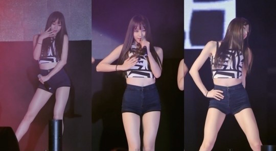 Fancam này còn giúp EXID lấy lại được phong độ. (Ảnh: T.H)