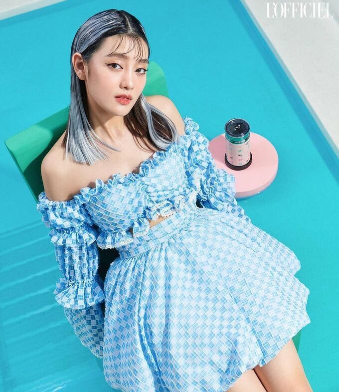    Nữ idol gây ấn tượng khi đổi màu tóc liên tục. (Ảnh: Pinterest)