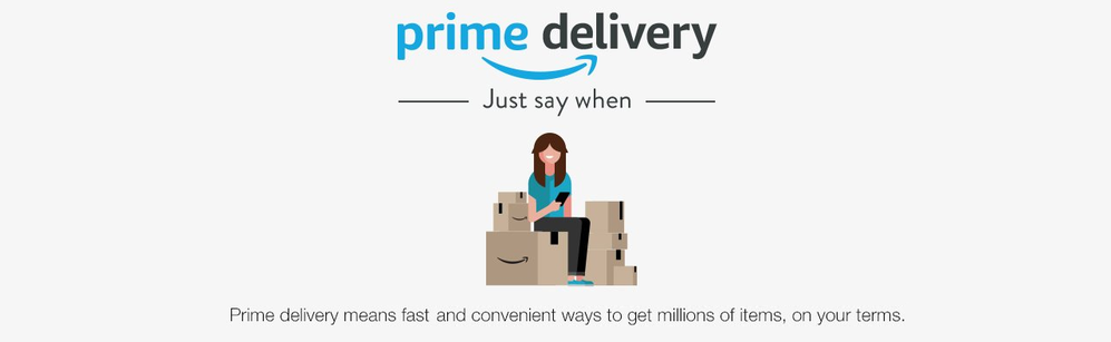 Quảng cáo cho dịch vụ giao hàng của Amazon - Amazon Prime. (Nguồn: Amazon)