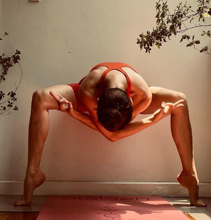  
Bức ảnh nói lên trình độ master yoga của Hồ Ngọc Hà. (Ảnh: IGNV)