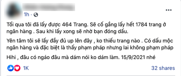 Bài đăng mới nhất của Nhâm Hoàng Khang. (Ảnh: Doanh nghiệp & Tiếp thị)