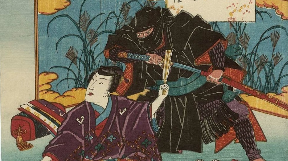  
Hình tượng Ninja trong tranh cổ truyền Nhật Bản. (Ảnh: Japantoday​)