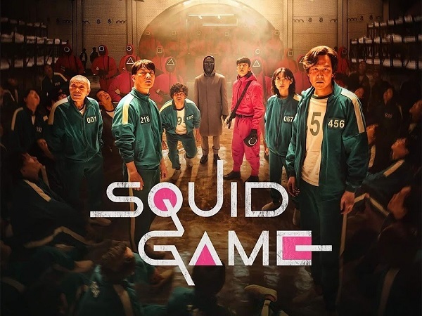  
Poster phim Squid Game - bộ phim đang gây sốt mạng xã hội toàn cầu. (Ảnh: Netflix)