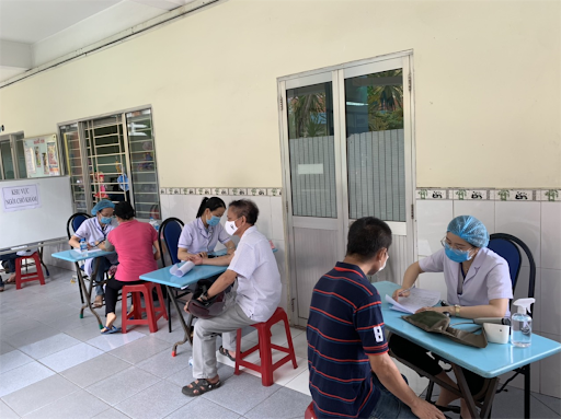  Quận Gò Vấp là một trong những quận đang đẩy mạnh tiêm chủng để đạt mục tiêu đã đề ra. (Ảnh: Trung tâm Y tế quận Gò Vấp)