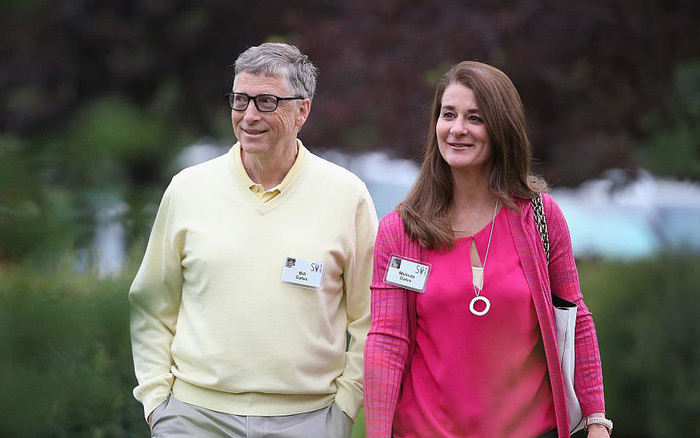  
Vợ chồng Bill Gates. (Ảnh: New York Times)