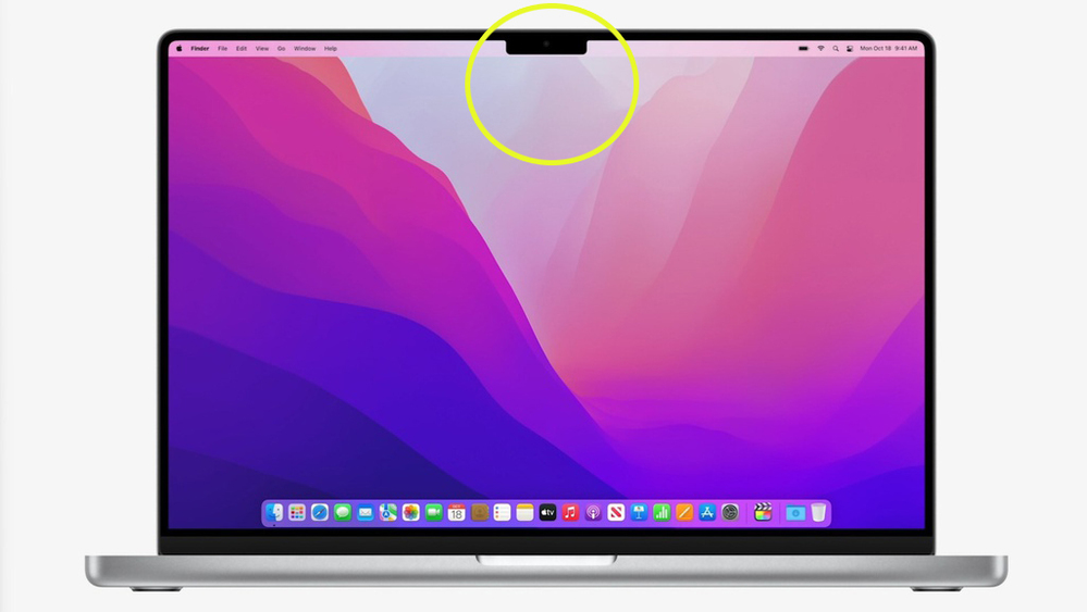  
Thiết kế tai thỏ lần đầu tiên được xuất hiện trên MacBook nhưng không hỗ trợ Face ID. (Ảnh: Reuters)