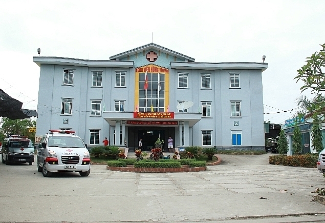  
Bệnh viện Đa khoa Hùng Vương Phú Thọ, nơi cấp cứu bé 13 tháng tuổi. (Ảnh: Báo Phú Thọ)