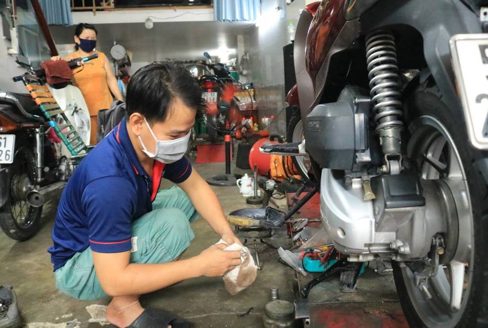 Sửa chữa xe máy honda uy tín tại hà nội phụ tùng xe máy chính hãng