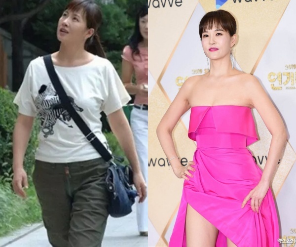  
Kim Sun Ah đã tăng gần 10 kg cho vai diễn Kim Sam Soon trong bộ phim truyền hình My Lovely Kim Sam Soon. (Ảnh: T.H)