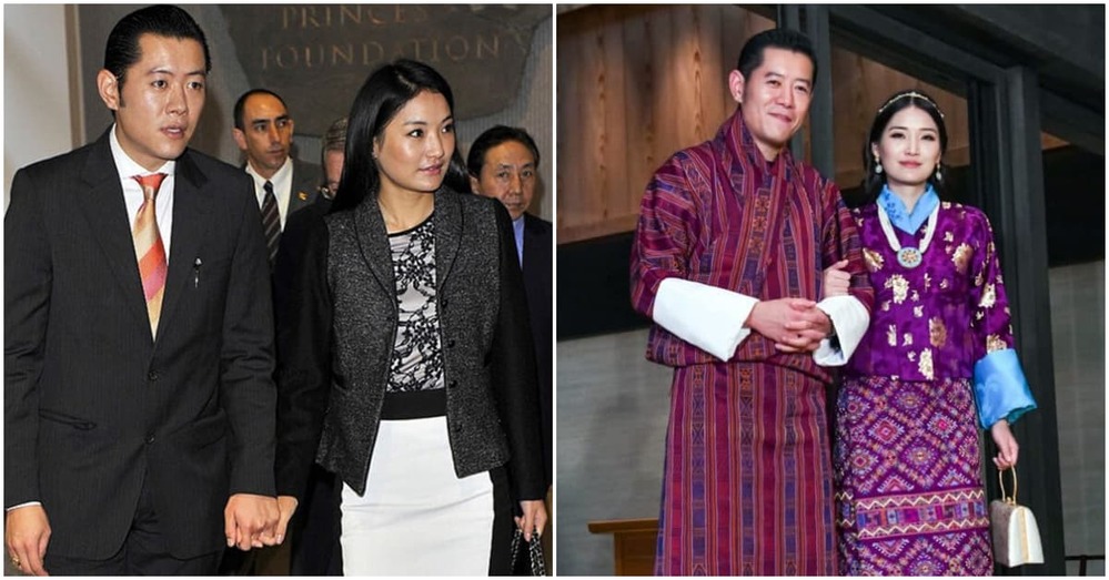  
Người đứng đầu Hoàng gia Bhutan tham gia một số sự kiện cùng vợ. (Ảnh: Sohu)