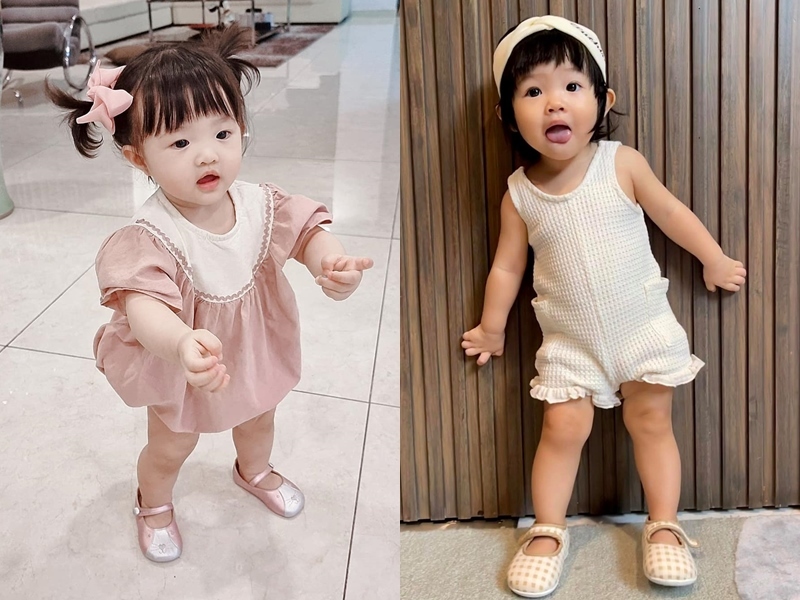 Hai nhóc tì có thời trang tương đồng và cùng sinh vào nửa cuối 2020. (Ảnh: FBNV)