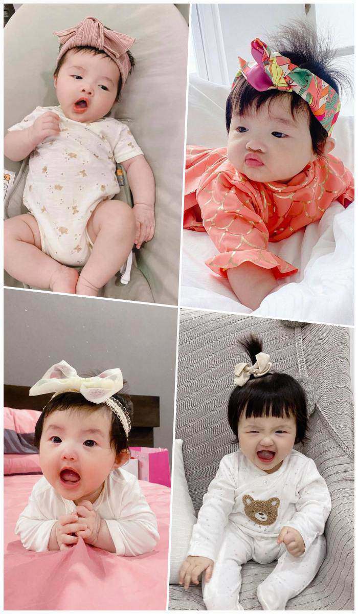  Winnie không kém cạnh, nhưng lại thường xuyên bị mẹ chụp ảnh "dìm hàng". (Ảnh: FBNV)