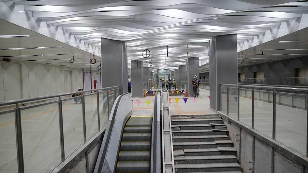  
Tầng hầm ga Bason, một trong những điểm quan trọng của hệ thống quy hoạch. (Ảnh: Thanh Niên)