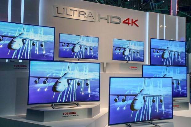  
Hãng nổi tiếng với loạt sản phẩm TV màn hình 4K Ultra HD. (Ảnh: Channel News)