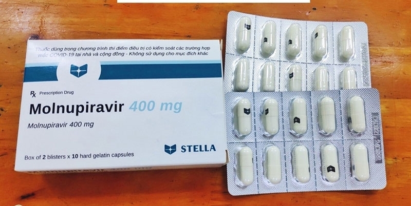  
Molnupiravir đang được Bộ Y tế sử dụng để điều trị bệnh nhân Covid-19 nhẹ và không triệu chứng. (Ảnh: Quân Đội Nhân Dân)