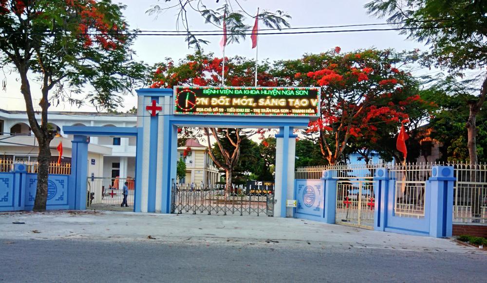  
Bệnh viện đa khoa huyện Nga Sơn, nơi bé N. được chuyển đến điều trị. (Ảnh: Fanpage Bệnh viện đa khoa huyện Nga Sơn)