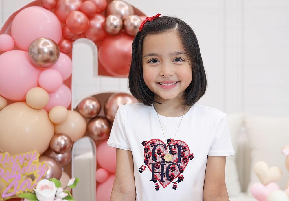  
Con gái của mỹ nhân đẹp nhất Philippines mừng sinh nhật 6 tuổi. (Ảnh: FBNV)