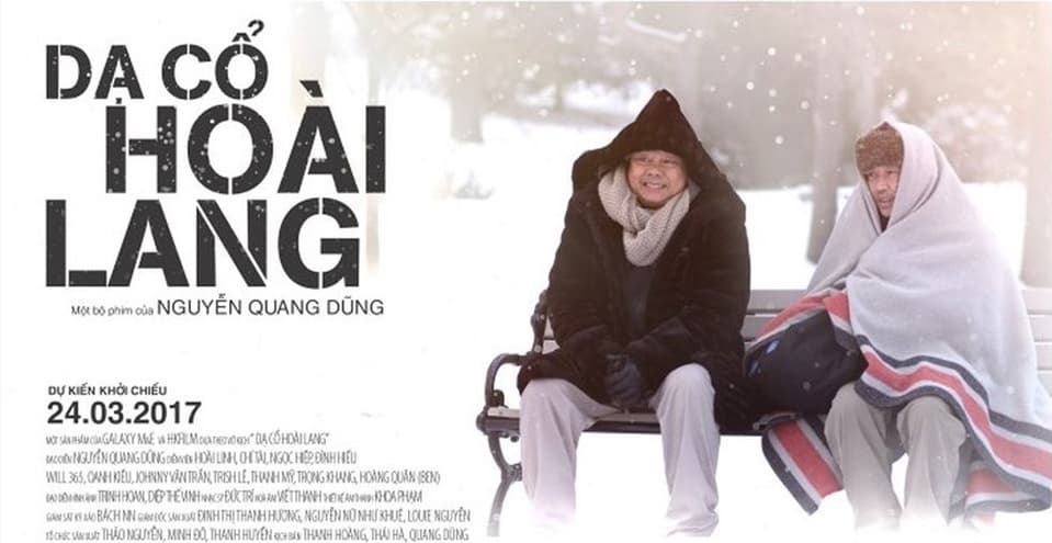  Năm 2017, Dạ cổ hoài lang được đạo diễn Nguyễn Quang Dũng đưa lên màn ảnh rộng với diễn xuất đầy ám ảnh của "cặp bài trùng" Hoài Linh và Chí Tài. (Ảnh: Lao Động)