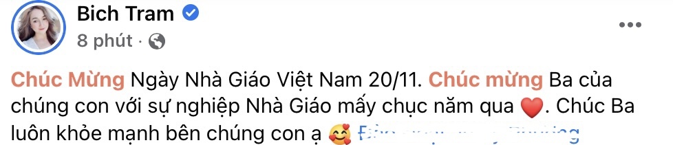  
Chị gái Nhã Phương đăng tải lời chúc và tag các thành viên trong gia đình. (Ảnh: Chụp màn hình) - Tin sao Viet - Tin tuc sao Viet - Scandal sao Viet - Tin tuc cua Sao - Tin cua Sao