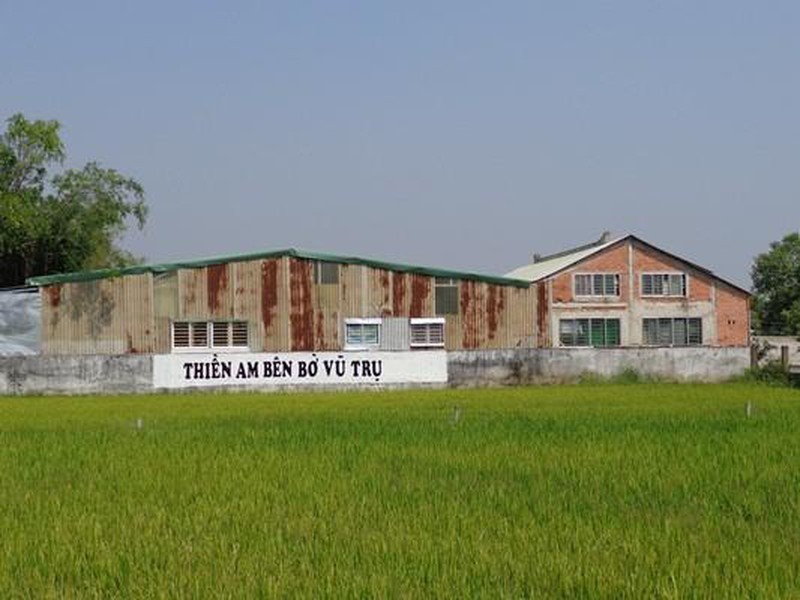  Cơ sở được xây dựng tại xã Hòa Khánh Tây. (Ảnh: Phật Tử Việt Nam)