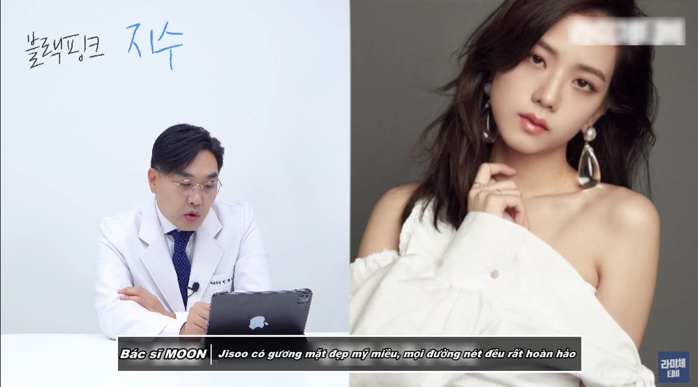  
Bác sĩ Moon Hee Joon chọn Jisoo là nữ thần tượng đẹp nhất K-pop. (Ảnh: Chụp màn hình)