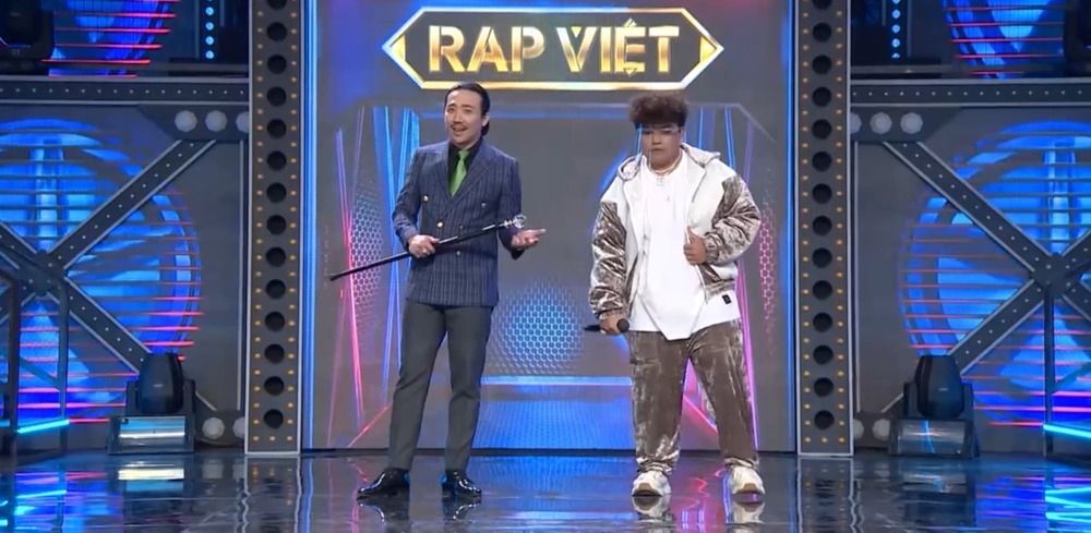  
Nam thí sinh đầy tài năng xuất hiện tại Rap Việt. (Ảnh: Chụp màn hình)