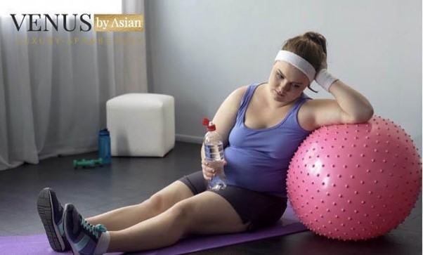  
Lo lắng về tình trạng thừa cân sau sinh, chị tìm cách tập luyện nhưng không có kết quả