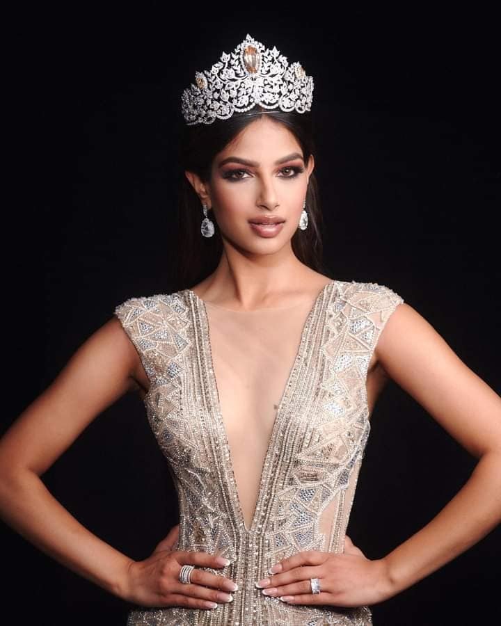  
Đại diện Ấn Độ trở thành tân Miss Universe. (Ảnh: FB Harnaaz Kaur Sandhu)