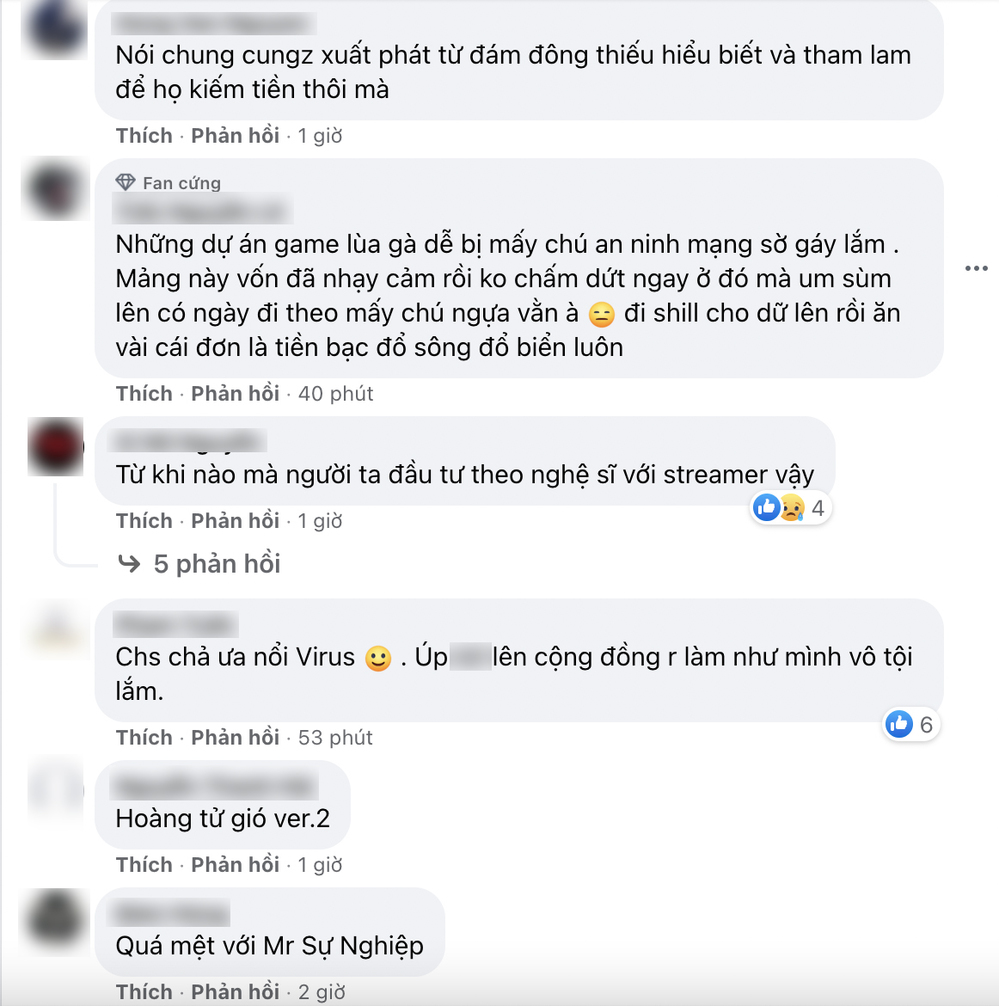  
Bình luận của khán giả về ồn ào của ViruSs. (Ảnh: Chụp từ Facebook Vietnam Business Insider) - Tin sao Viet - Tin tuc sao Viet - Scandal sao Viet - Tin tuc cua Sao - Tin cua Sao