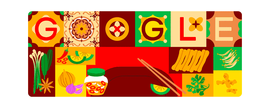  
Phở - món ăn quen thuộc của người Việt trên trang chủ Google. 