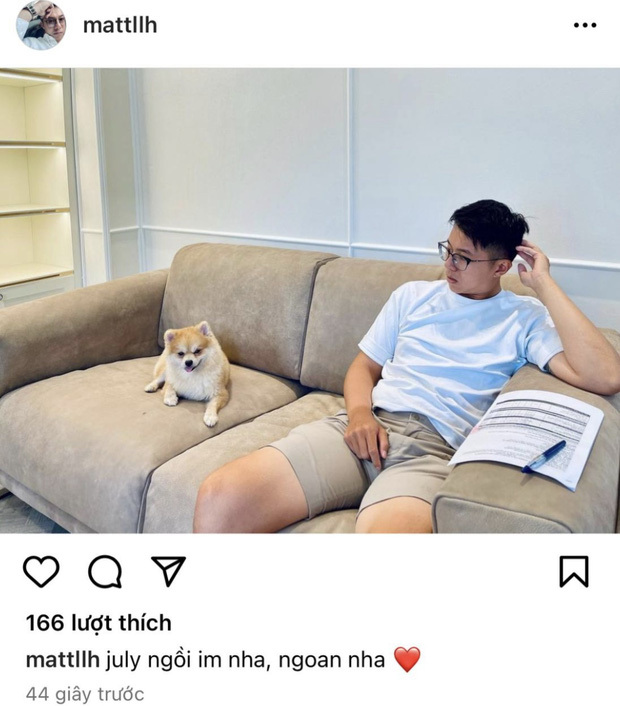  
Nam CEO bị phát hiện ở hoài trong nhà của Hương Giang. (Ảnh: Instagram mattllh)