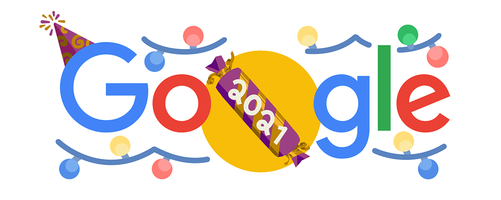  
Google Doodle cũng hưởng ứng ngày cuối cùng của năm 2021. 