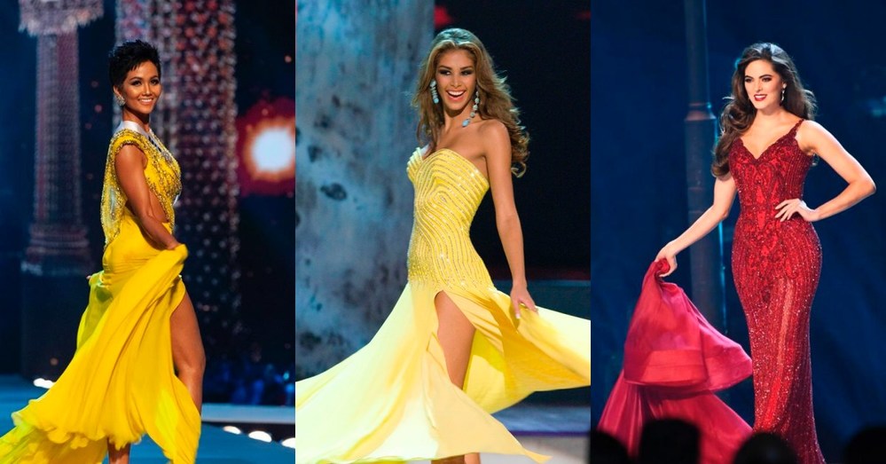  
Những cú xoay váy ấn tượng của các thí sinh tham dự Miss Universe trong những năm vừa qua. (Ảnh: Miss Universe)