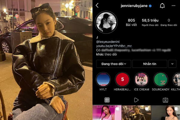  
Các bài đăng của Jennie luôn có lượng tương tác cao. (Ảnh: Chụp màn hình Instagram @jennierubyjane)