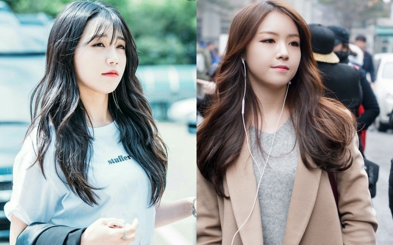  
Eunji và Mina có nhiều nét giống nhau, đặc biệt là ở mắt và khuôn miệng. (Ảnh: Pinterest)