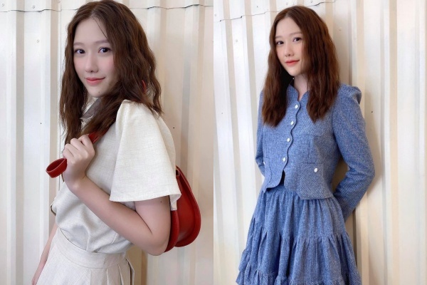  
Gu thời trang nữ tính điệu đà của em gái Trấn Thành nhận được đánh giá cao từ netizen. (Ảnh: FBNV)