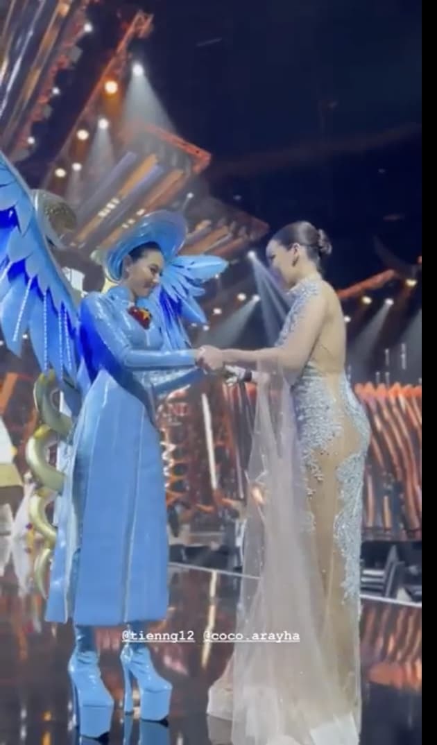  
Hai Hoa hậu của Thái Lan dành nhiều lời khen và cổ vũ tinh thần cho Thùy Tiên. (Ảnh: Chụp màn hình) - Tin sao Viet - Tin tuc sao Viet - Scandal sao Viet - Tin tuc cua Sao - Tin cua Sao