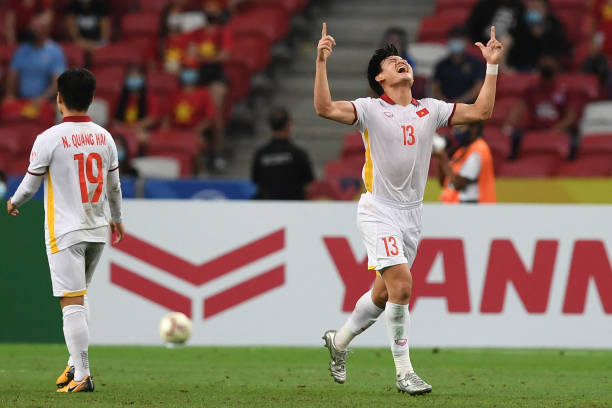  
Tuyển Việt Nam bỏ lỡ khá nhiều tình huống có thể ghi bàn ở hiệp 1. (Ảnh: AFF)