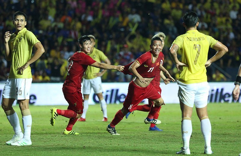  
Việt Nam từng khiến người hâm mộ vô cùng tự hào khi thắng Thái Lan tại King’s Cup 2019. (Ảnh: Vietnamnet)