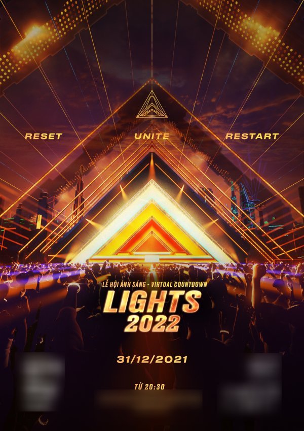  
Poster chính thức của chương trình Lễ hội ánh sáng Virtual Countdown Lights năm nay. 