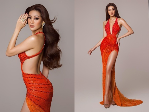  
Bộ váy từng được Khánh Vân lựa chọn tỏa sáng tại Hoa hậu Hoàn vũ Thế giới 2020. (Ảnh: Nhân vật cung cấp)