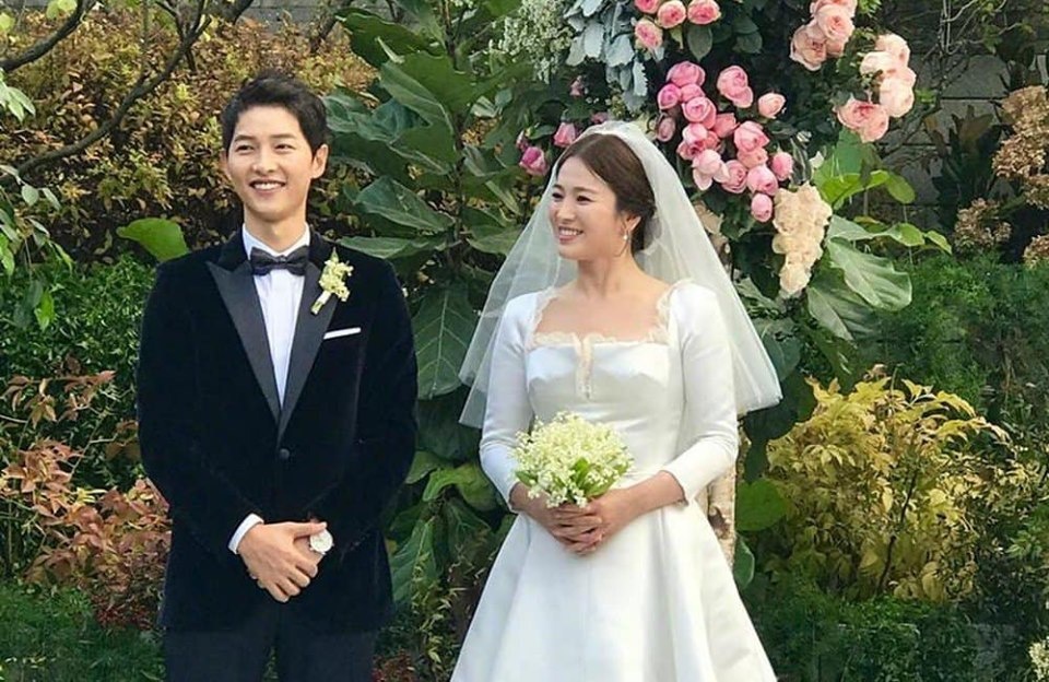  
Đám cưới của Song Joong Ki và Song Hye Kyo vẫn là một trong những sự kiện đình đám nhất xứ Hàn. (Ảnh: Pinterest)