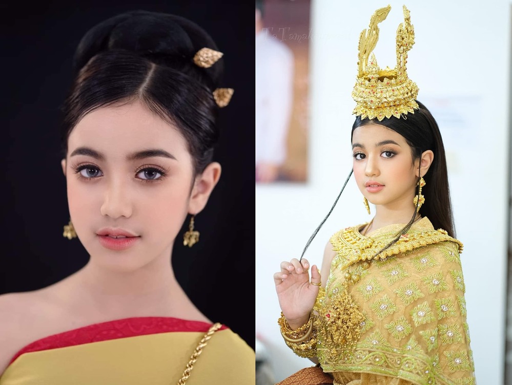  
Sở hữu dòng máu lai Pháp, cô công chúa nhỏ được mệnh danh là "biểu tượng nhan sắc" của Campuchia. (Ảnh: FB Jenna Norodom) 